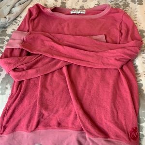 Wildfox Pink Sweatshirt
